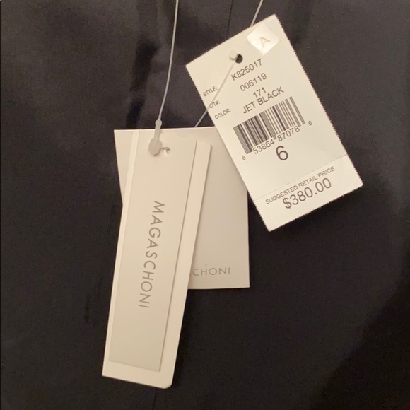 Magaschoni wool/silk blazer jet black size 6 NWT - Picture 7 of 9